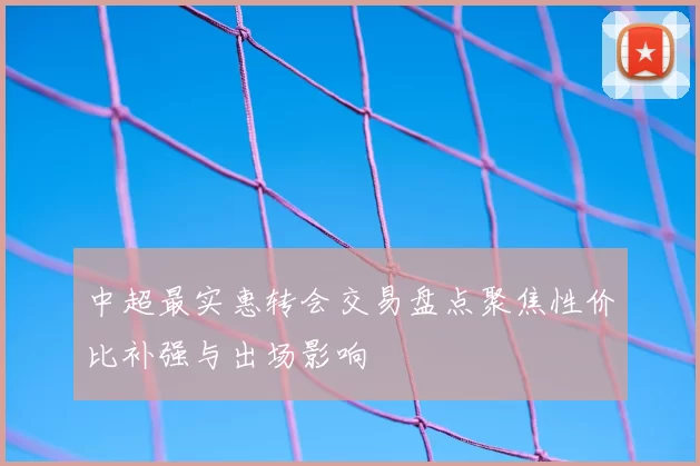 中超最实惠转会交易盘点聚焦性价比补强与出场影响